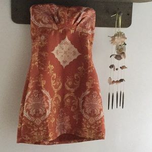 Free people strapless dress